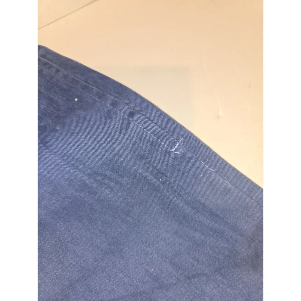 Le TIGRE Elastic Waist Pants Size M Blue Drawstring                         #229